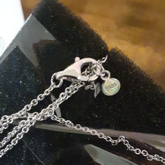 925 Silver Moissanite Necklace - Picture 10 of 13